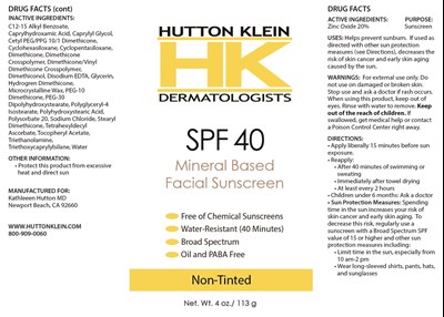 Package Label (Hutton 205)